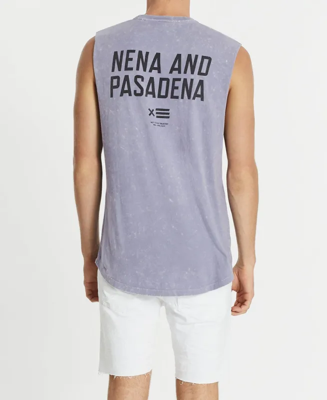 Ultimatum Scoop Back Muscle Tee Acid Lavender sold by Neverland