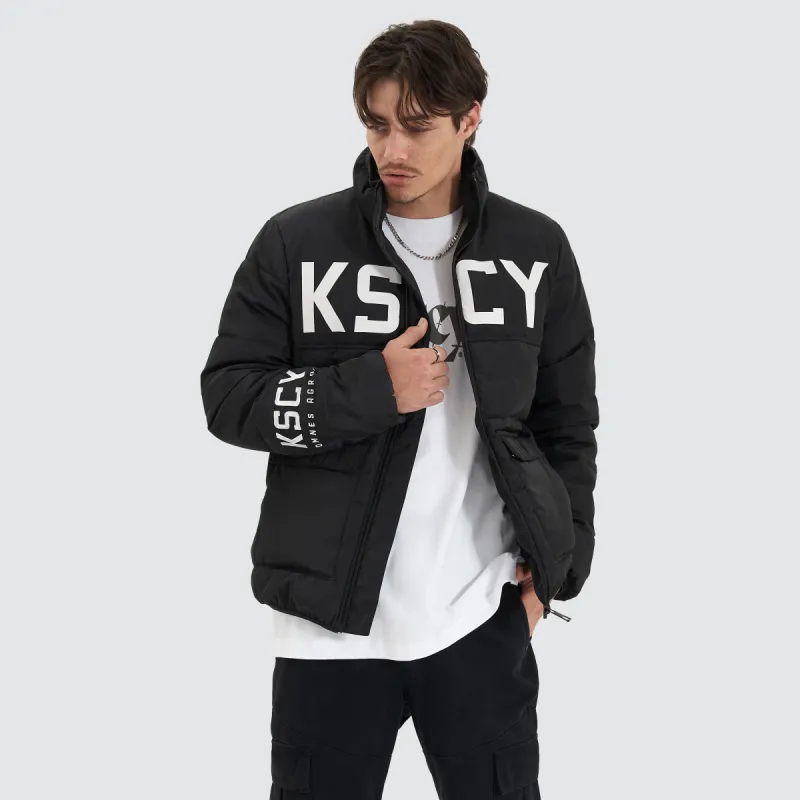 Infinity Puffer Jacket Black sold by Neverland