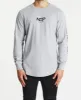 Limited Cape Back Long Sleeve T-Shirt Grey Marle sold by Neverland