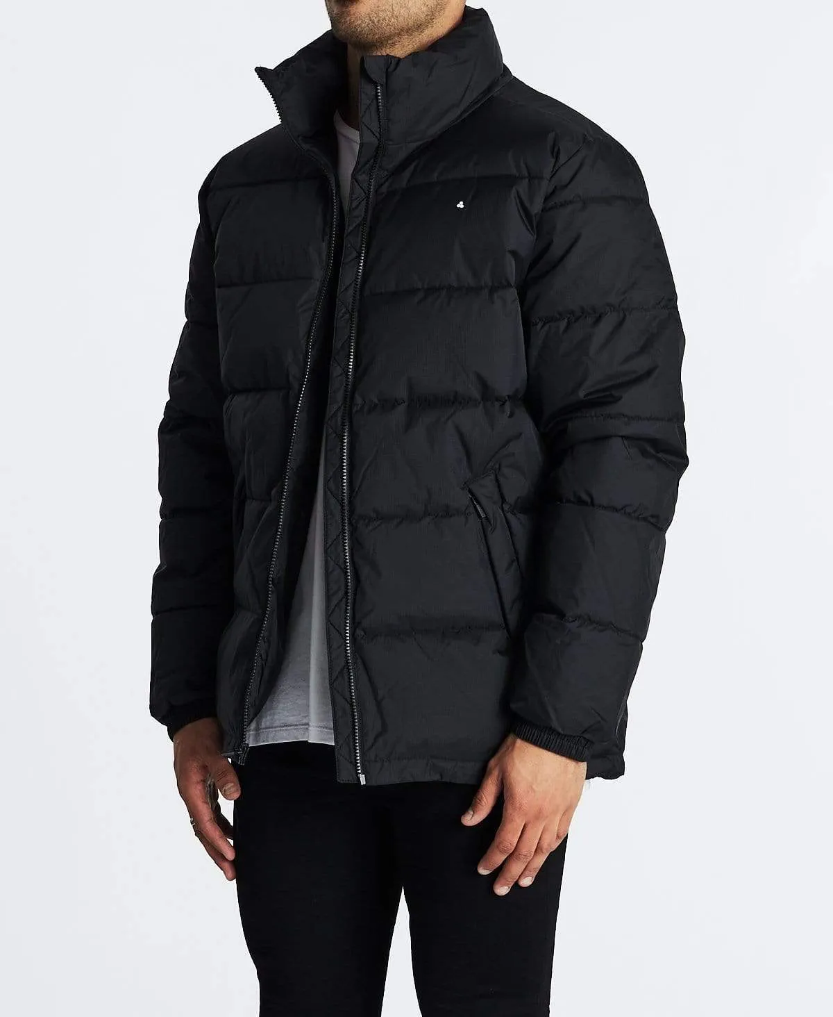 Track Puffer Jacket Black sold by Neverland product image thumbnail 3