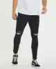 Hacksaw Cropped Skinny Jeans Rinse Black sold by Neverland