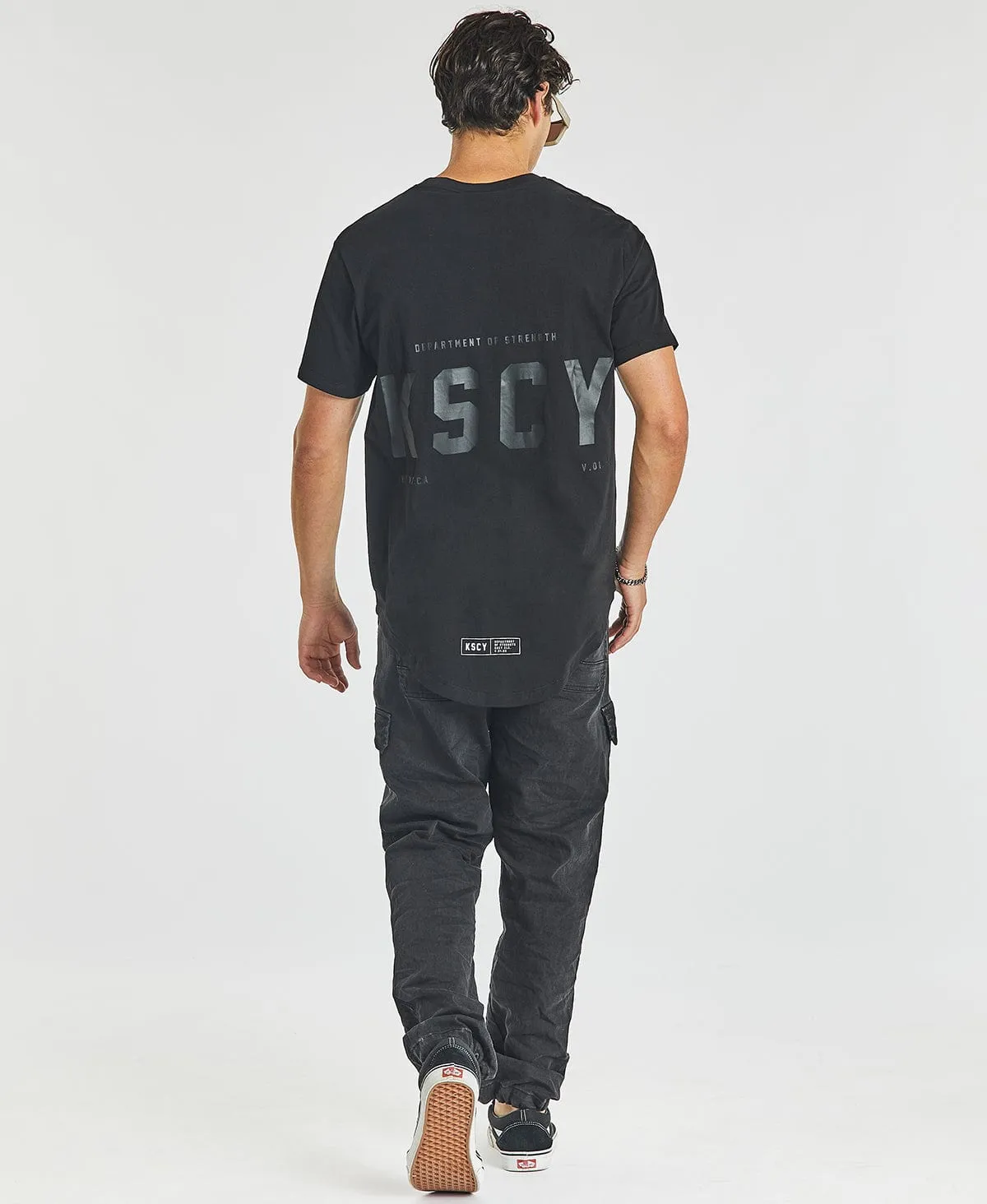 Canton Dual Curved T-Shirt Jet Black sold by Neverland product image thumbnail 3