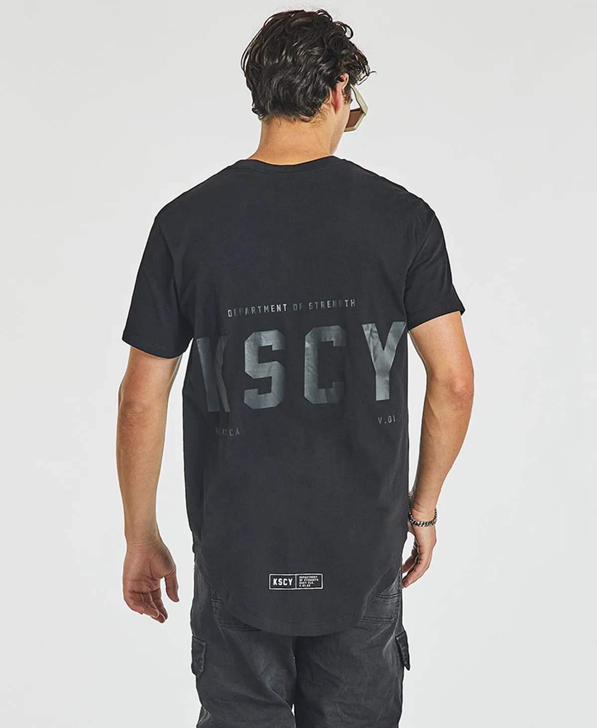 Canton Dual Curved T-Shirt Jet Black sold by Neverland product image thumbnail 2