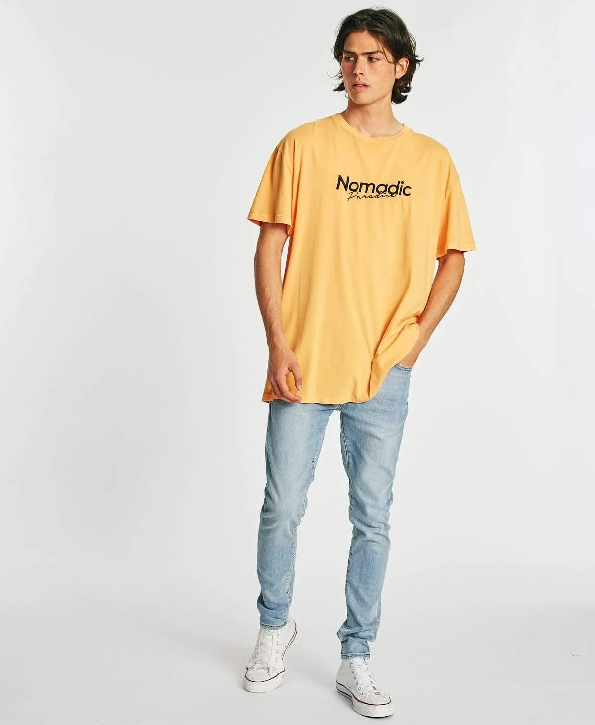 Circuit Relaxed T-Shirt Pigment Sunburst sold by Neverland product image thumbnail 4