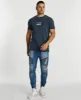Final Hours Cape Back T-Shirt Acid Navy sold by Neverland