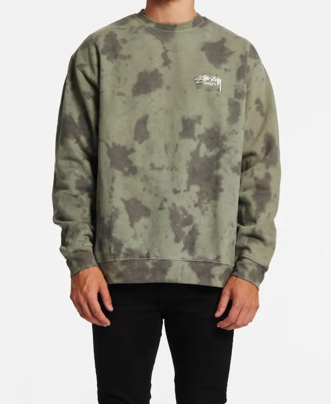 Designs Tie Dye Jumper Bottle Green sold by Neverland