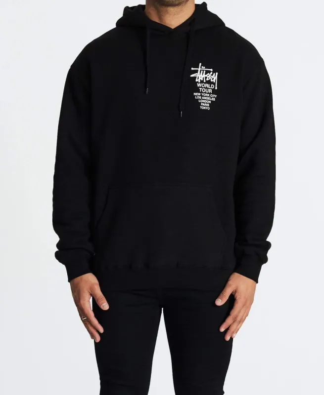World Tour Hoodie Solid Black sold by Neverland