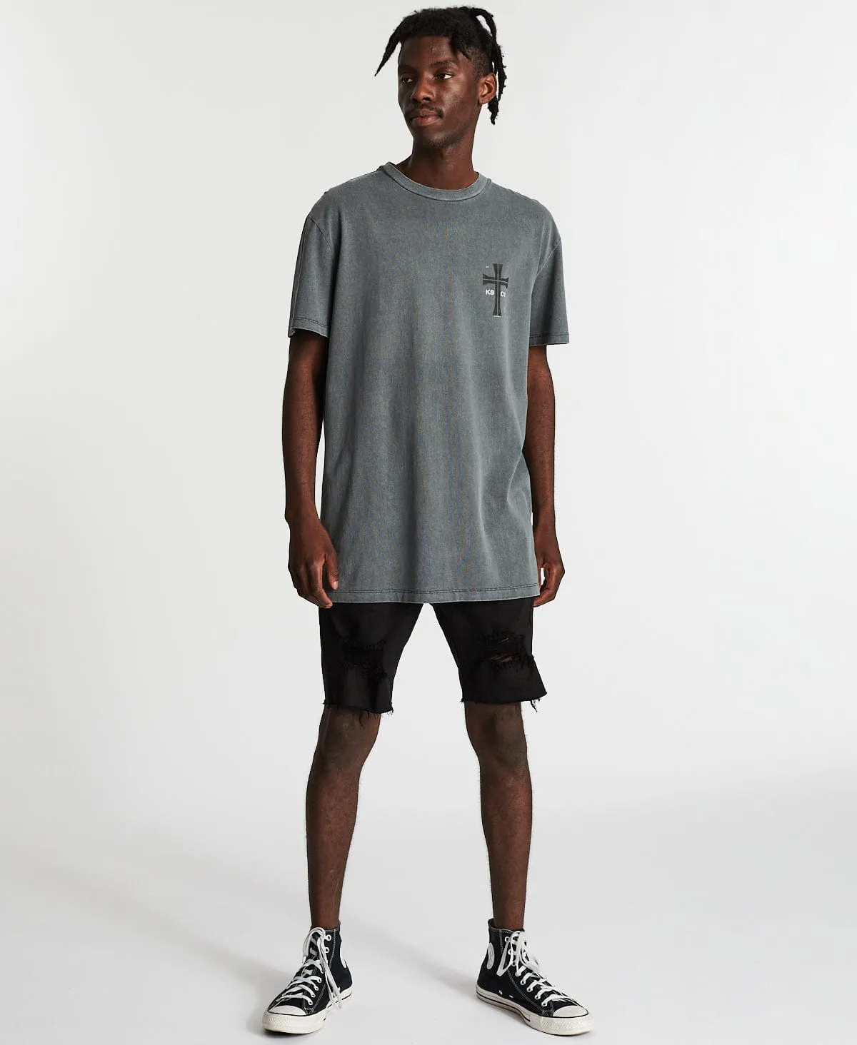 Ricochet Relaxed T-Shirt Pigment Charcoal sold by Neverland product image thumbnail 4