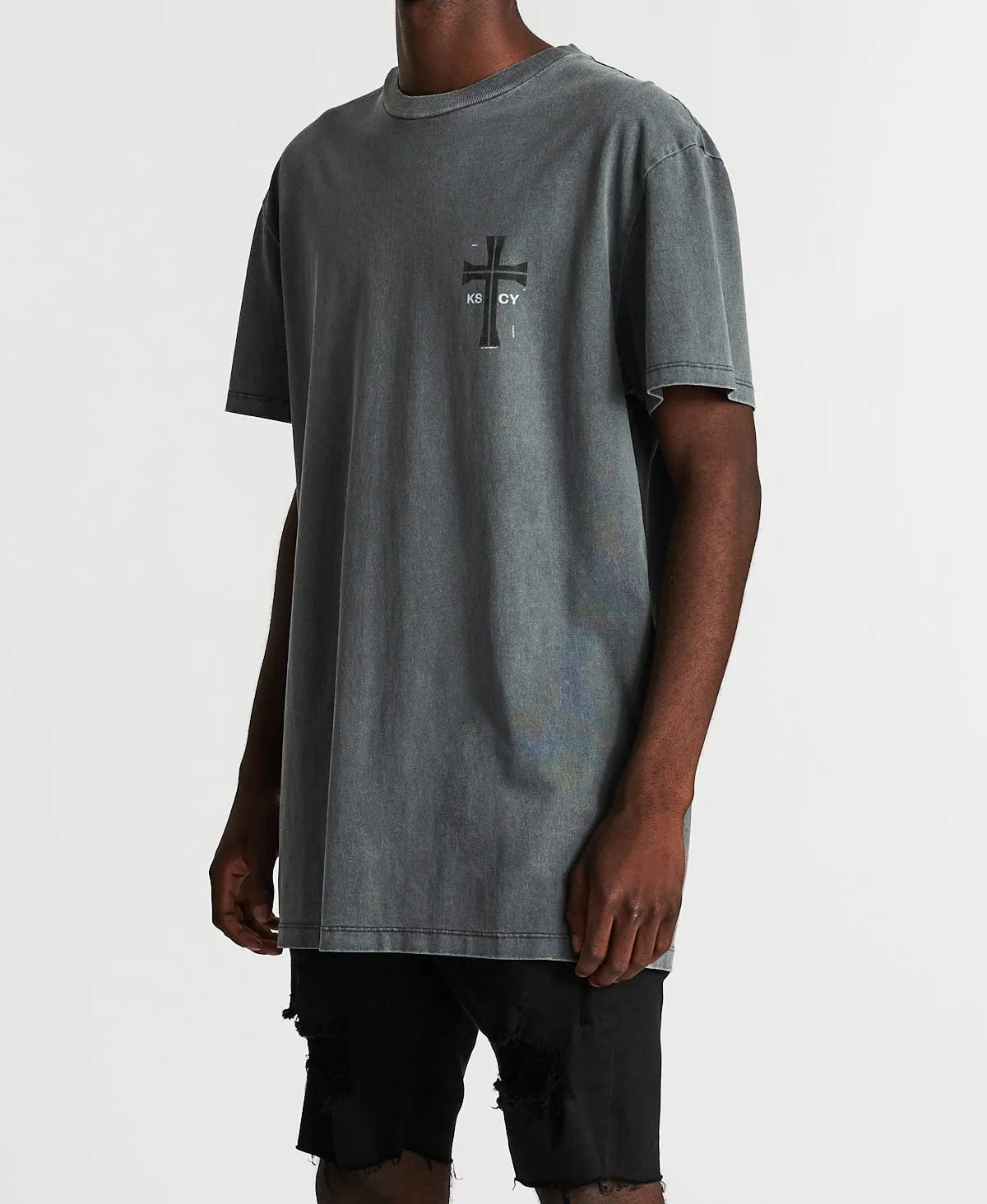 Ricochet Relaxed T-Shirt Pigment Charcoal sold by Neverland product image thumbnail 3