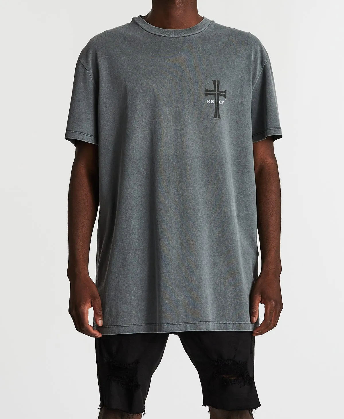 Ricochet Relaxed T-Shirt Pigment Charcoal sold by Neverland product image thumbnail 2