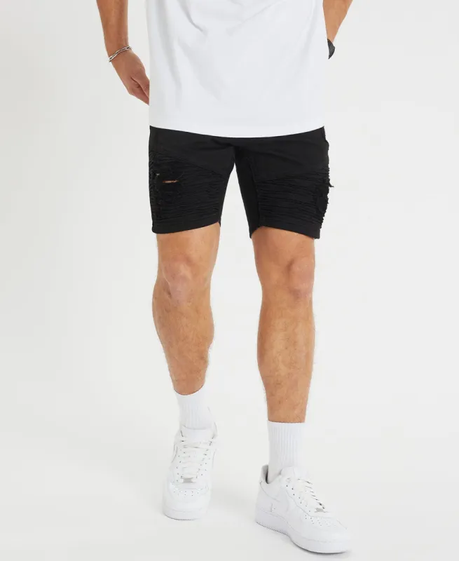 Spitfire Denim Shorts Jet Black sold by Neverland