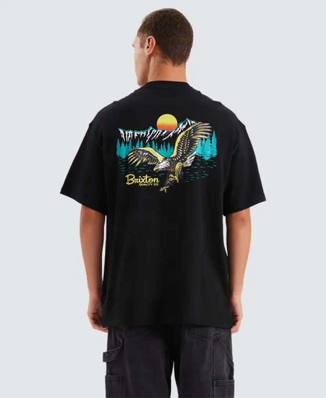 Glacier Relaxed T-Shirt Black sold by Neverland