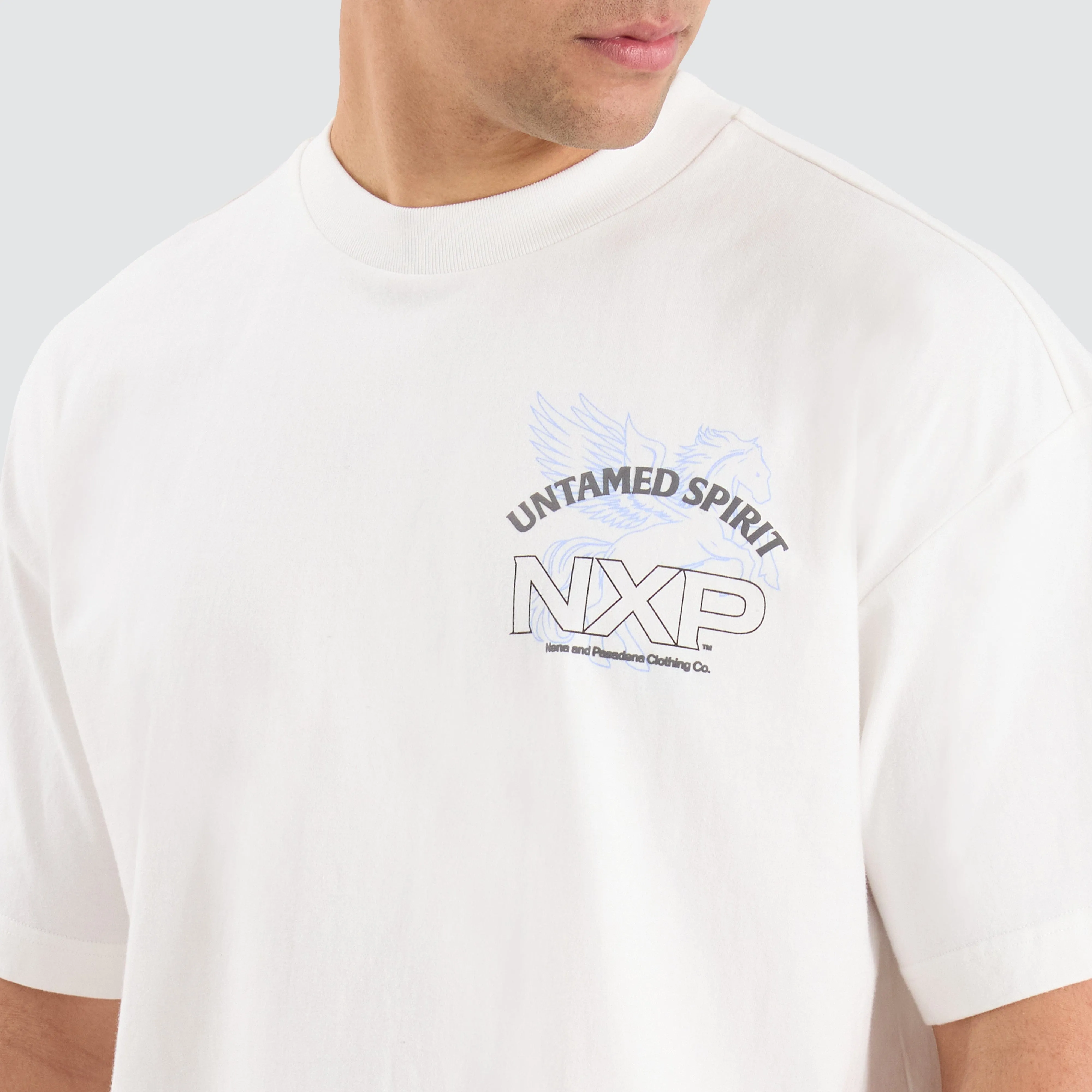 Untamed Raptor Tee Natural White sold by Neverland product image thumbnail 4