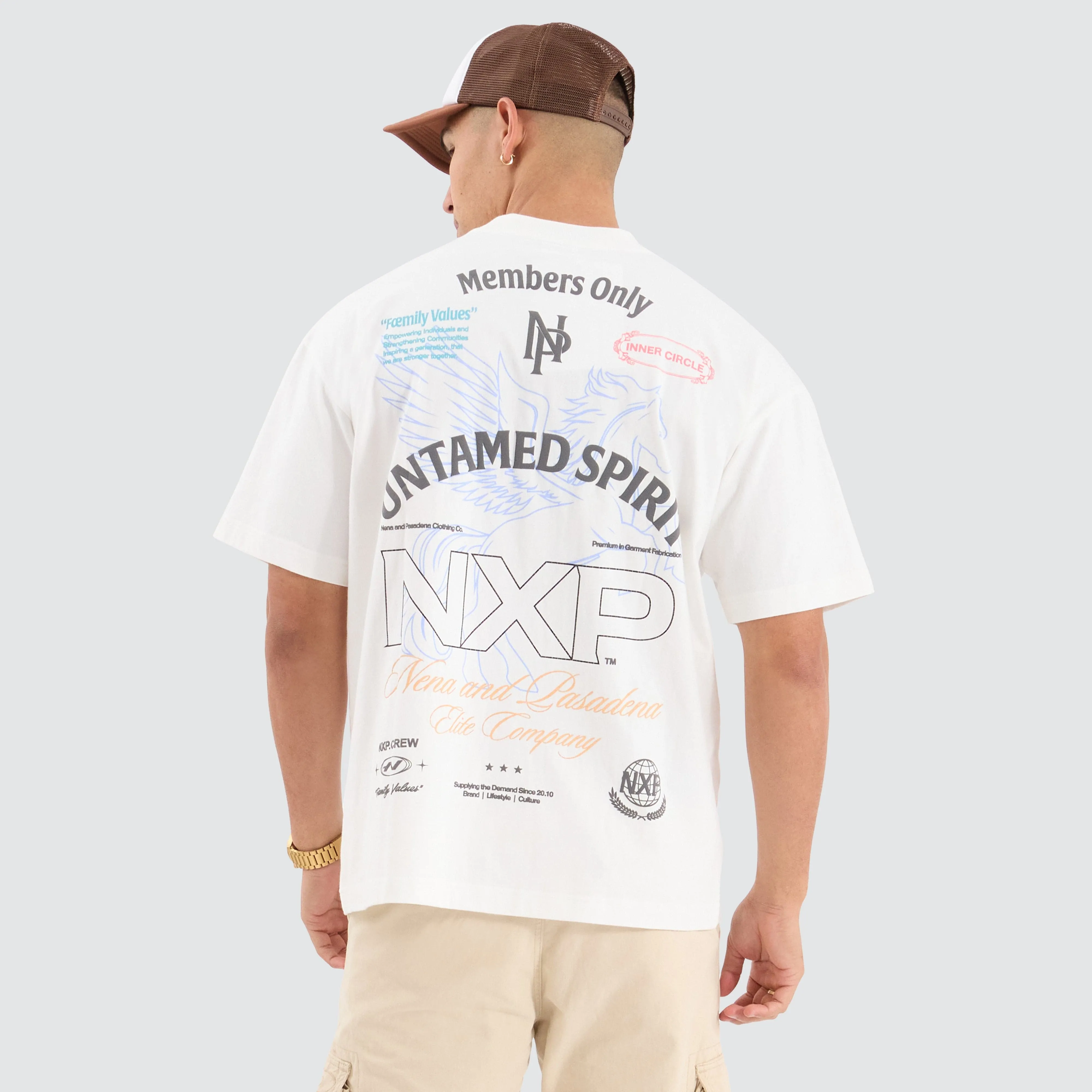 Untamed Raptor Tee Natural White sold by Neverland