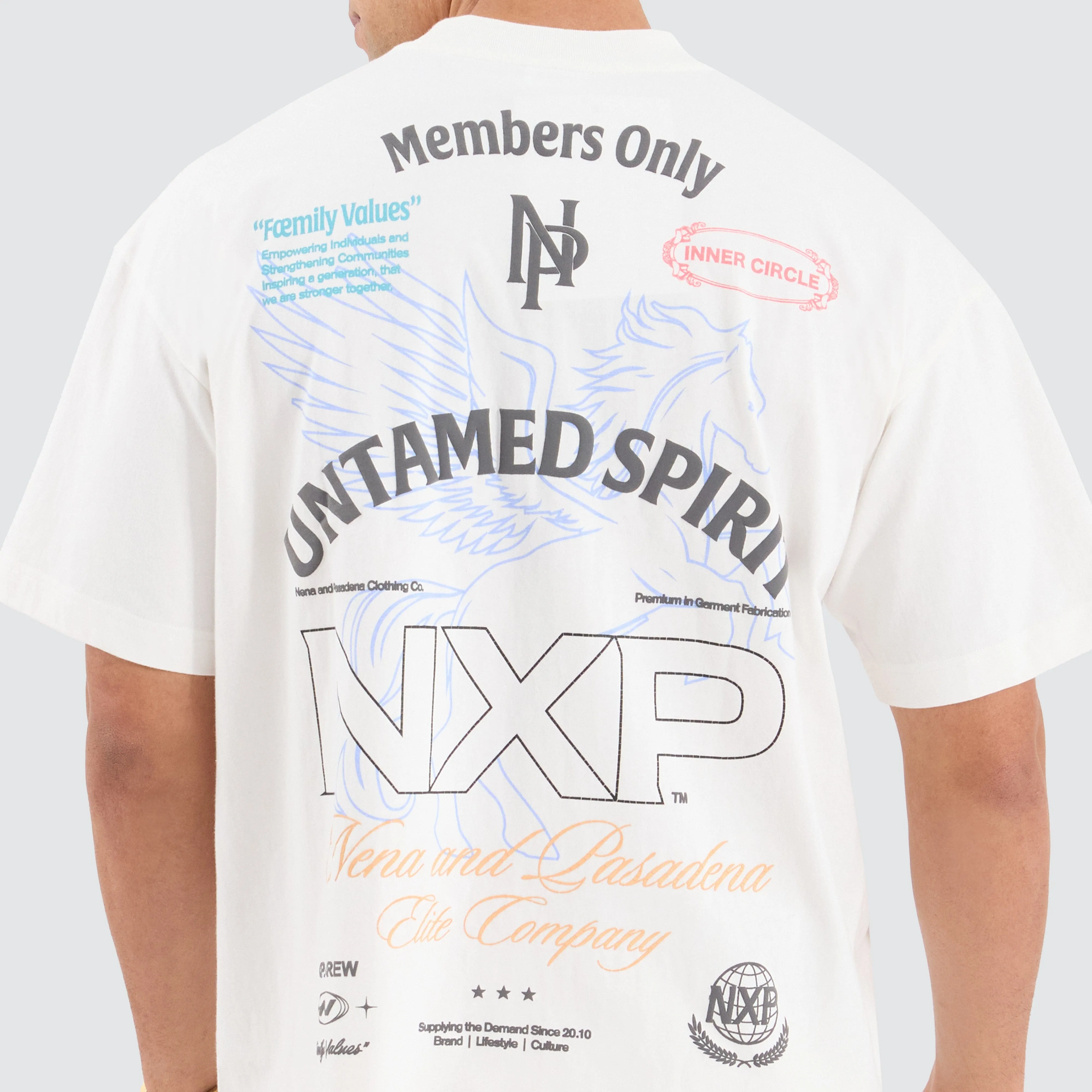 Untamed Raptor Tee Natural White sold by Neverland product image thumbnail 5