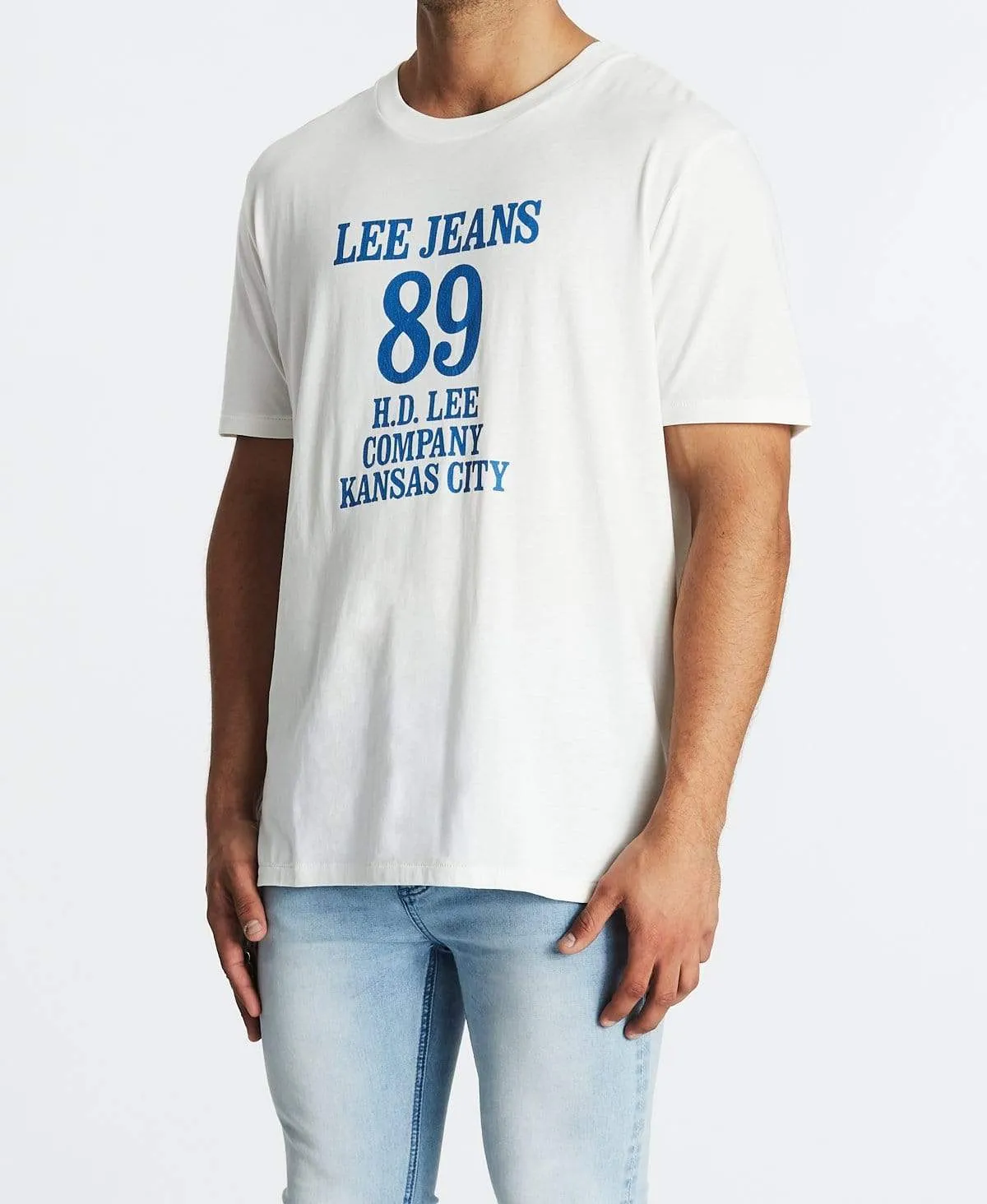 Lee Kansas T-Shirt White sold by Neverland product image thumbnail 3