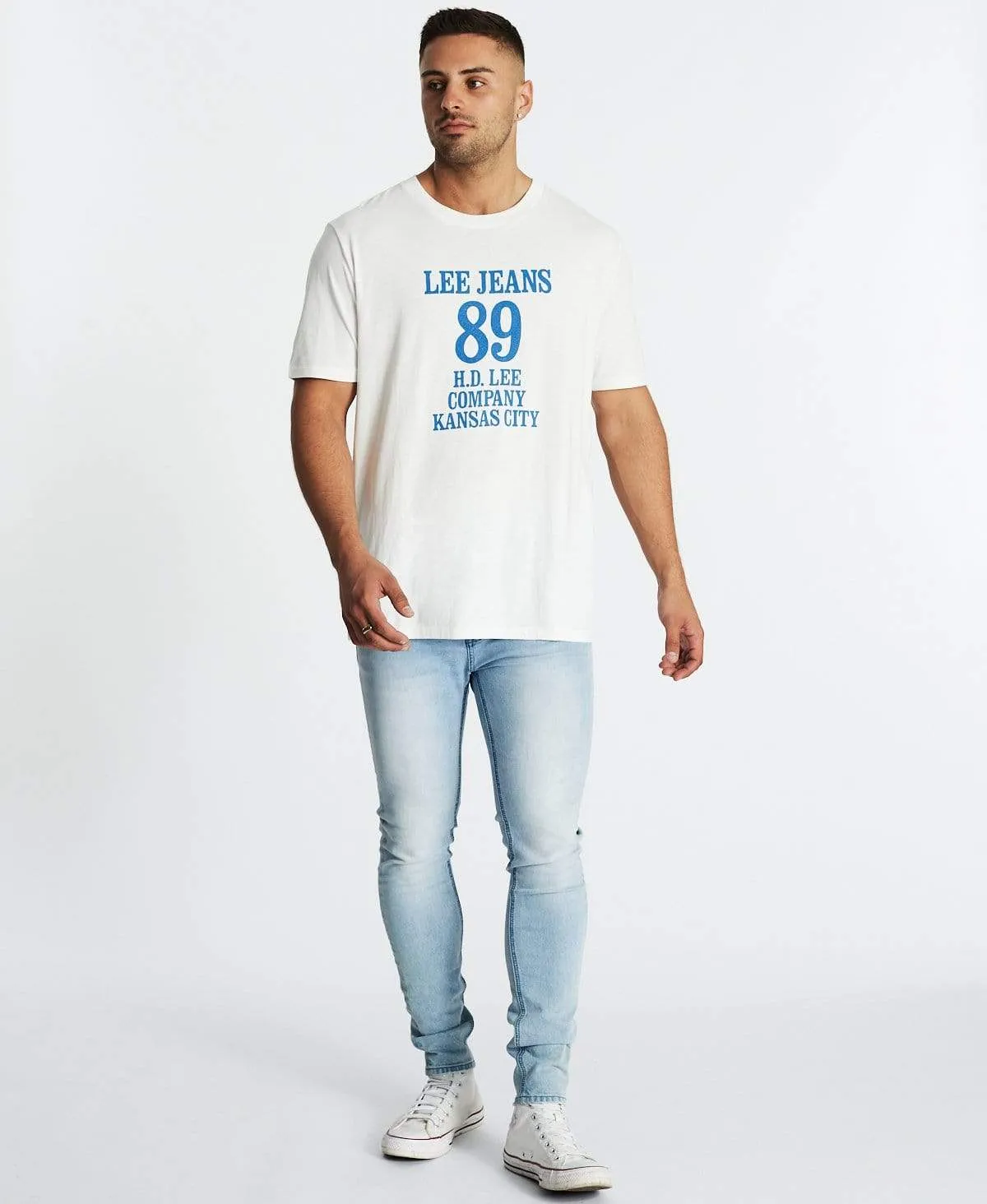 Lee Kansas T-Shirt White sold by Neverland product image thumbnail 4