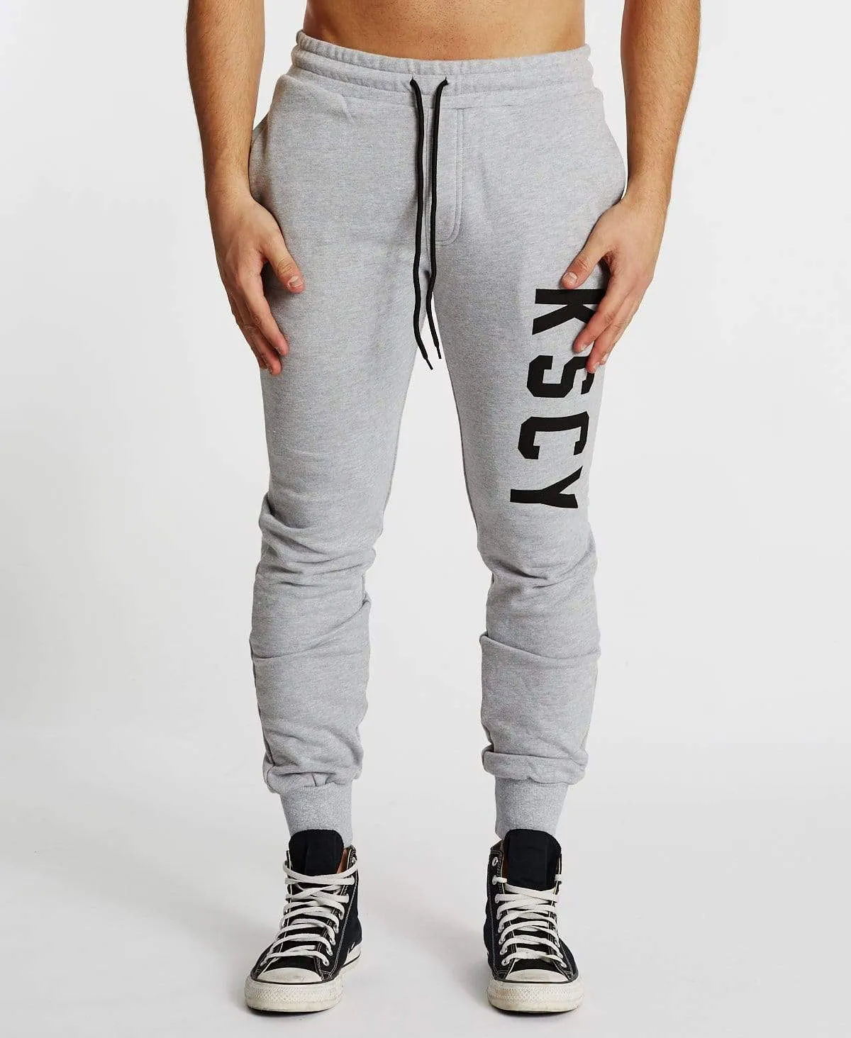 Takedown Trackpants Grey Marle sold by Neverland product image thumbnail 3