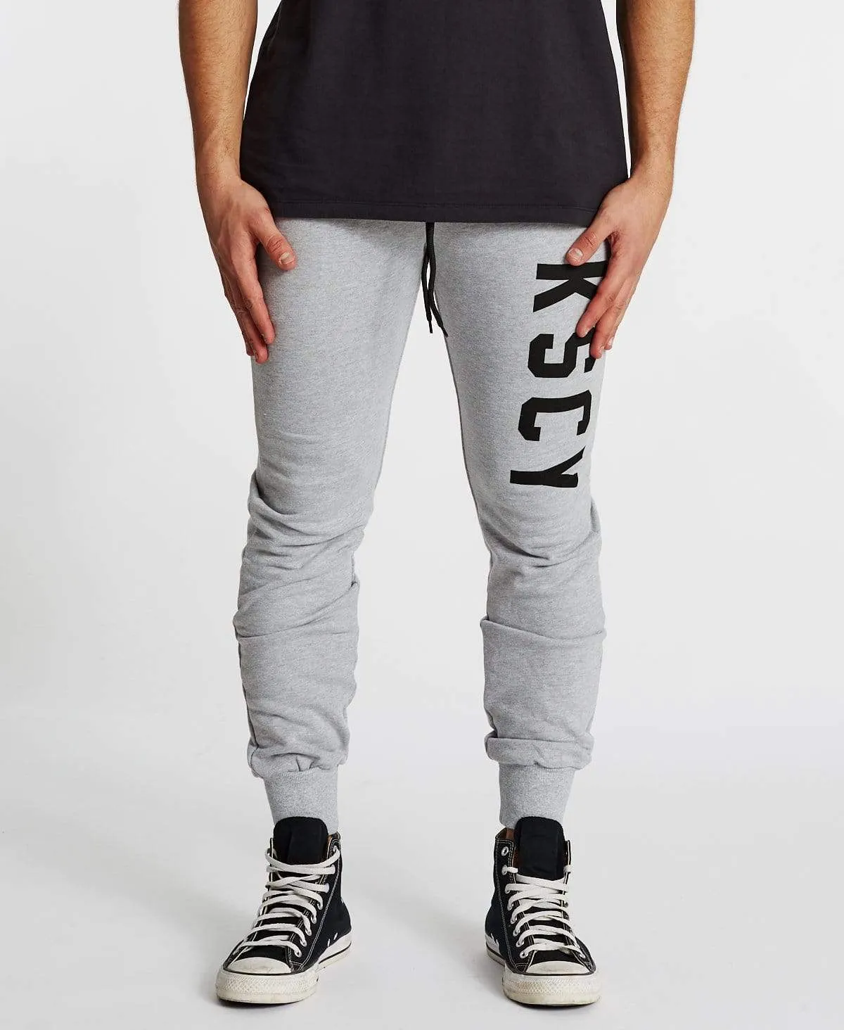 Takedown Trackpants Grey Marle sold by Neverland product image thumbnail 4