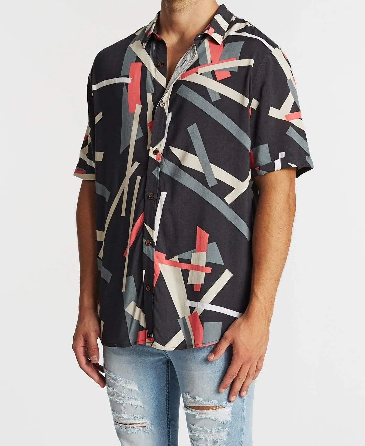 Rothco Relaxed Short Sleeve Shirt Black Print sold by Neverland product image thumbnail 2