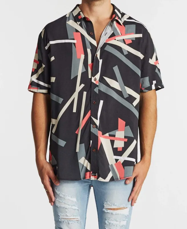 Rothco Relaxed Short Sleeve Shirt Black Print sold by Neverland