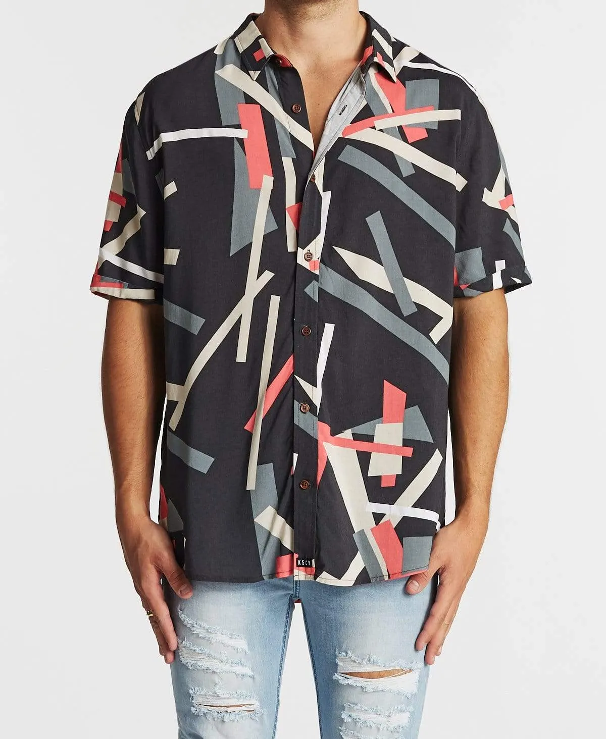 Rothco Relaxed Short Sleeve Shirt Black Print sold by Neverland