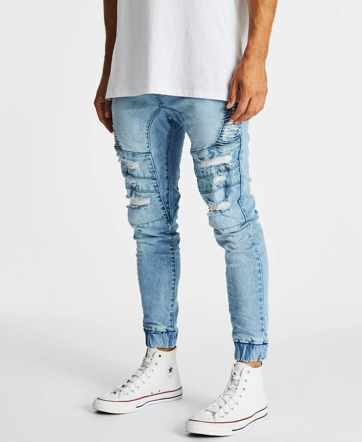 Hydra Denim Jogger Pants Horizon Blue sold by Neverland product image thumbnail 2