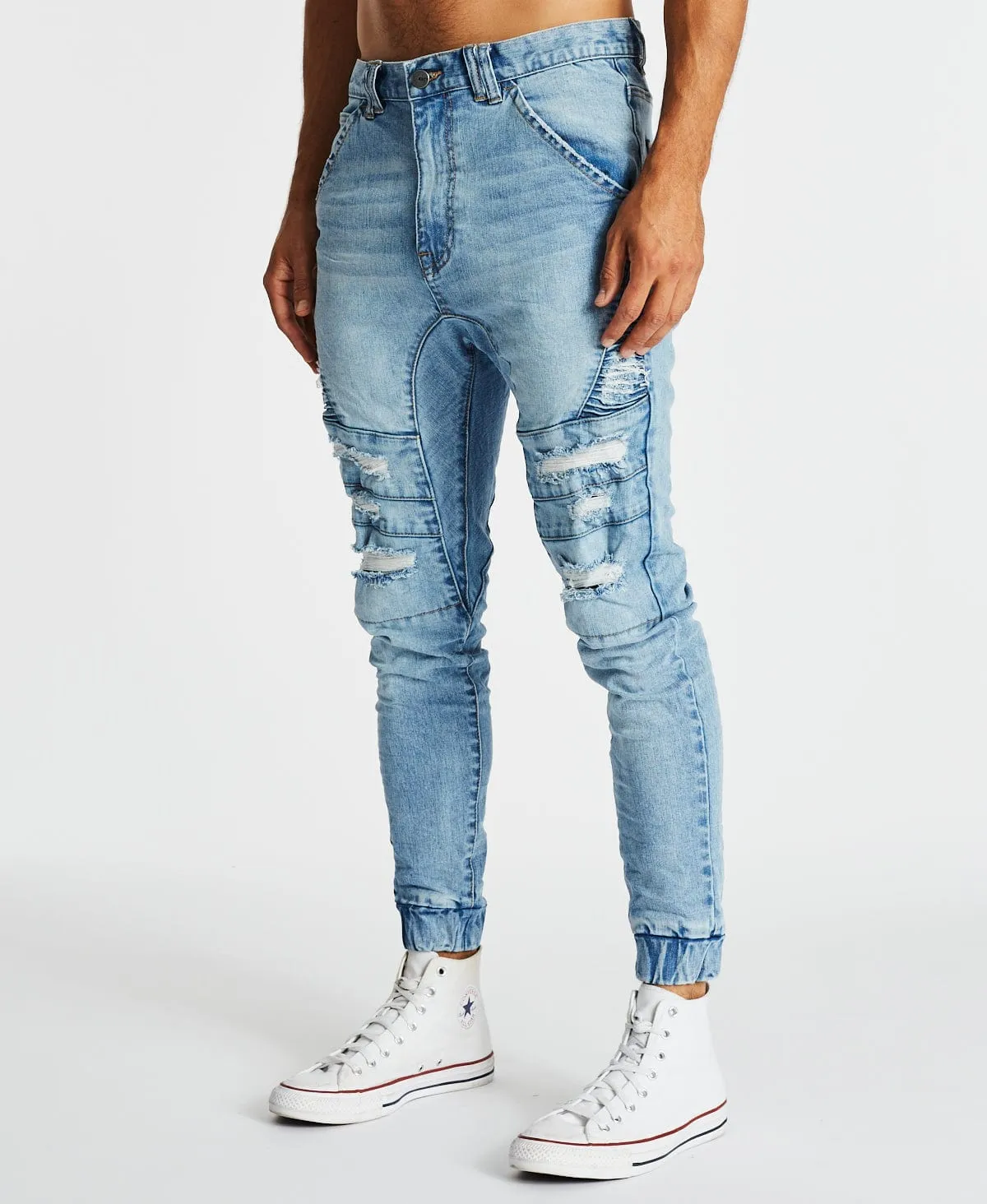 Hydra Denim Jogger Pants Horizon Blue sold by Neverland product image thumbnail 4
