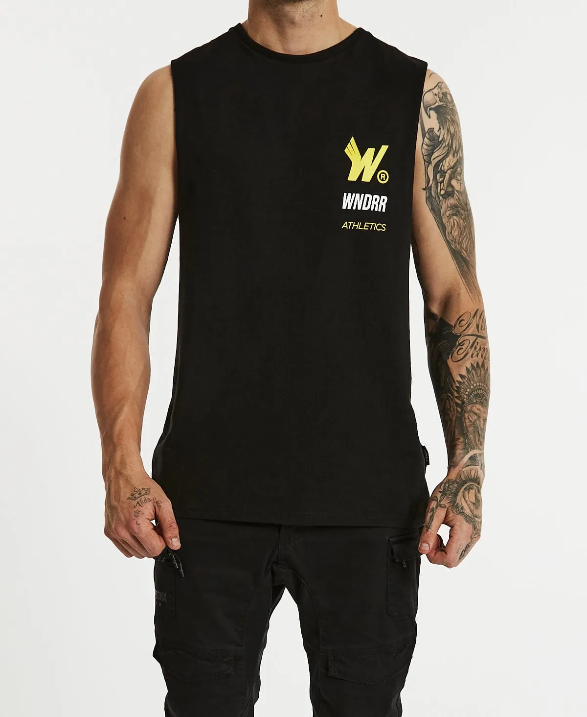 Athletics Muscle Tee Black sold by Neverland product image thumbnail 4
