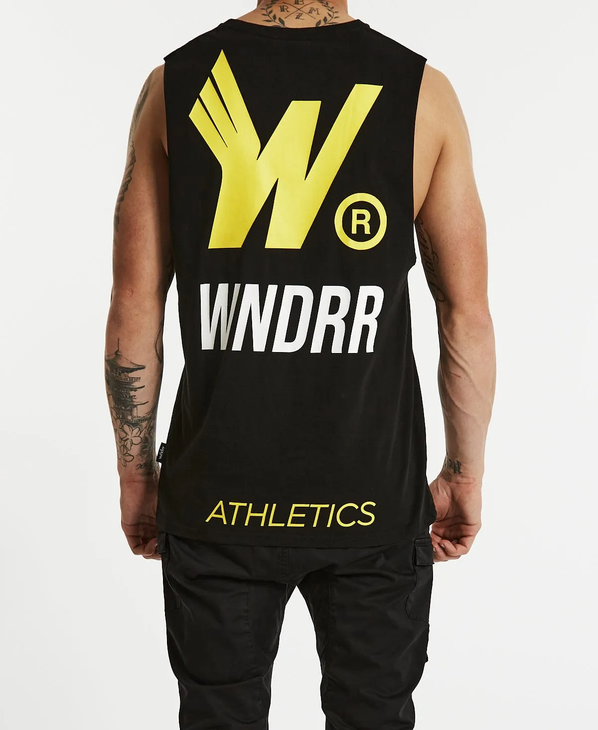 Athletics Muscle Tee Black sold by Neverland product image thumbnail 3