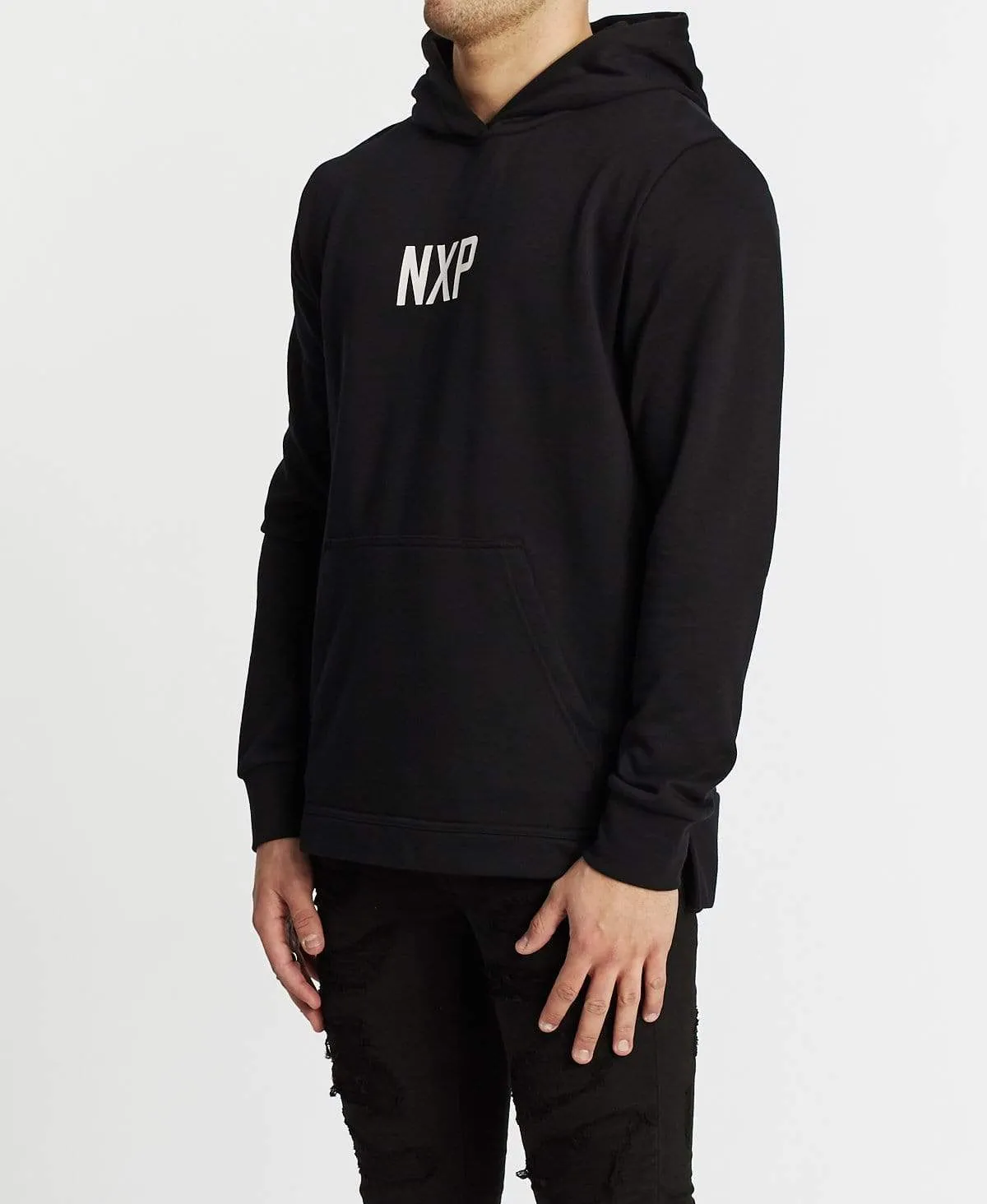 Become The Thunder Step Hem Hoodie Jet Black sold by Neverland product image thumbnail 3
