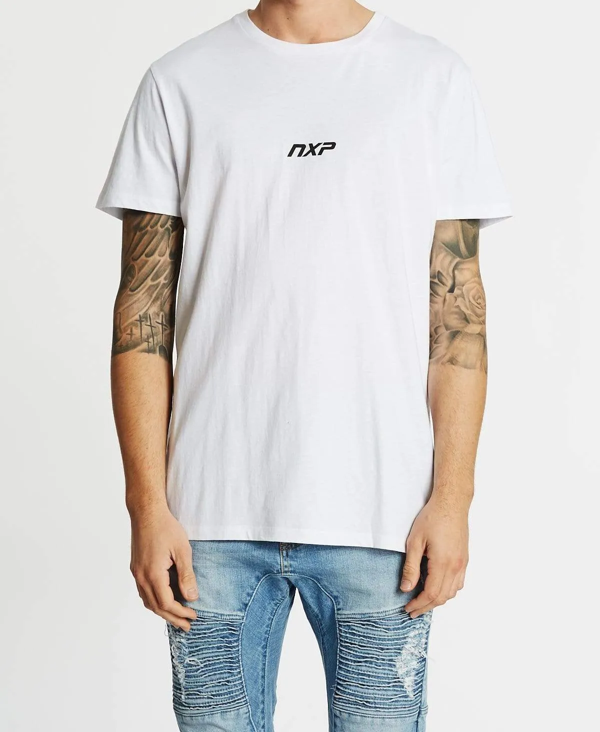Empire State Scoop Back T-Shirt White sold by Neverland product image thumbnail 2