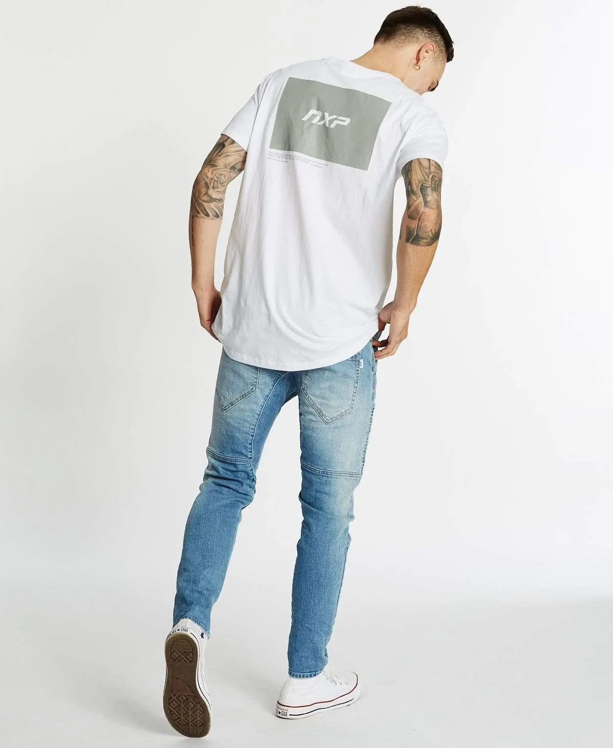 Empire State Scoop Back T-Shirt White sold by Neverland product image thumbnail 3