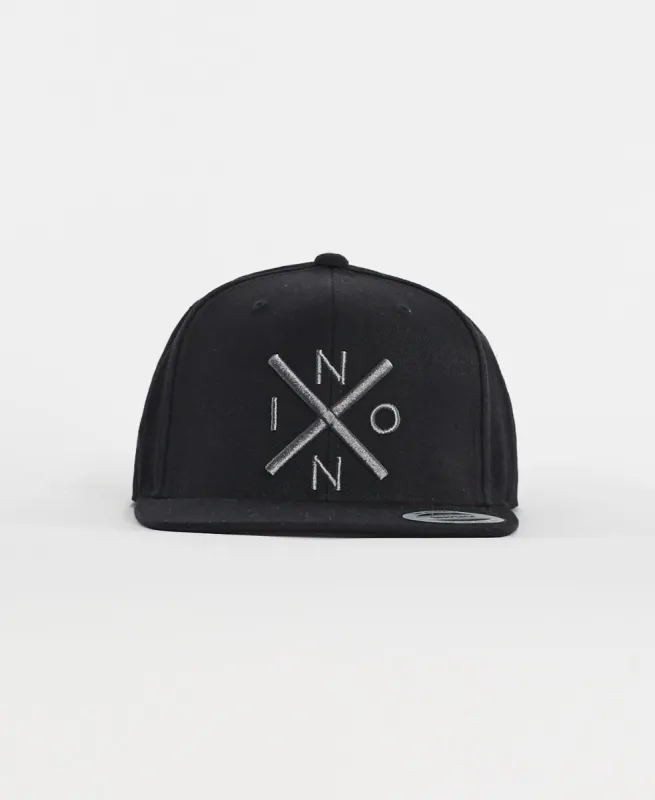Exchange Snapback Hat Black/Dark Grey sold by Neverland