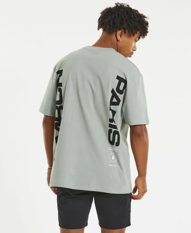 Balance Box T-Shirt Shadow Grey sold by Neverland