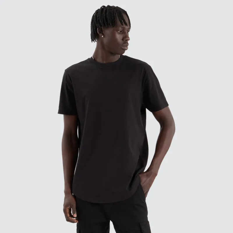 Prairie Dual Curved Tee Jet Black sold by Neverland