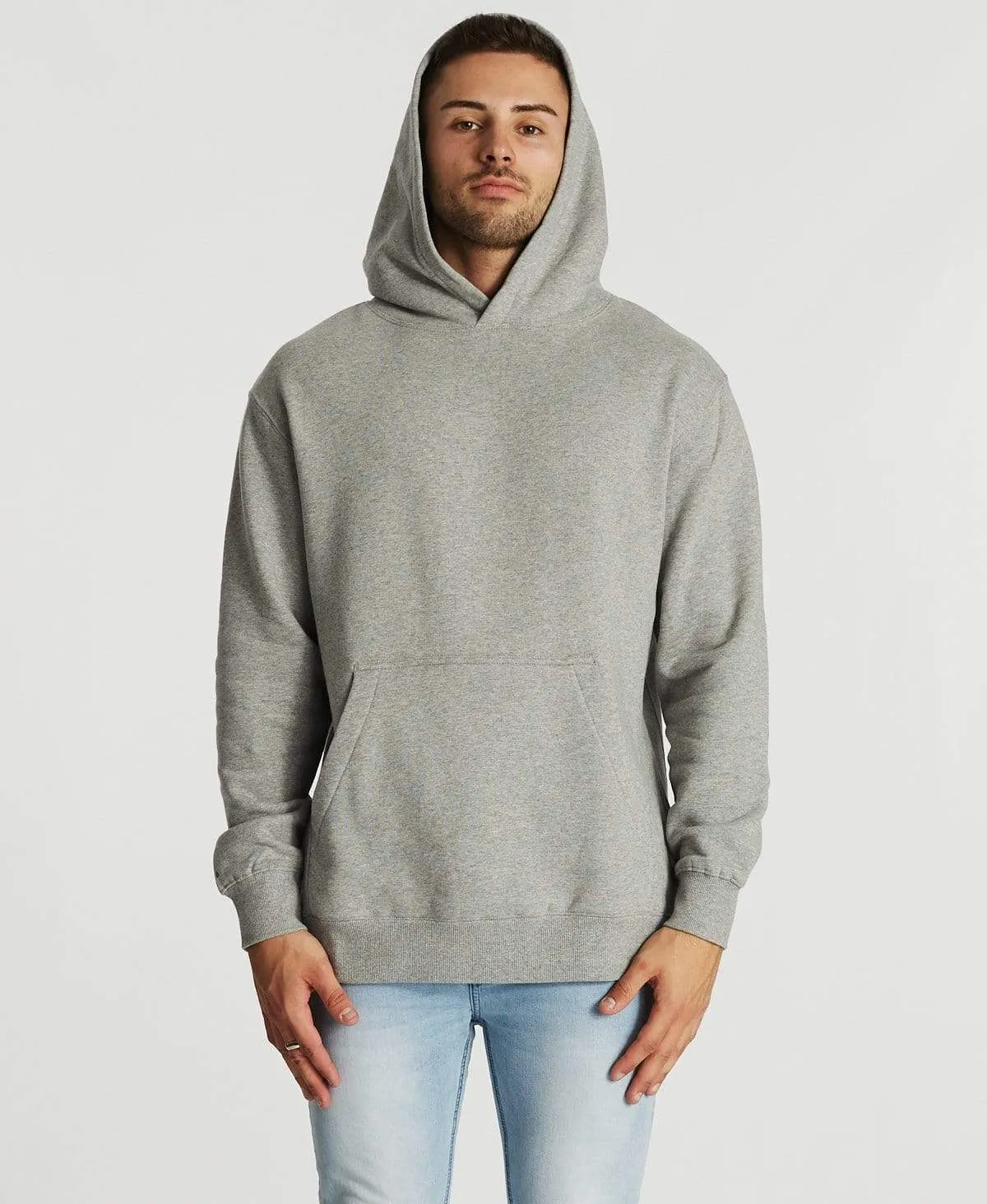 York Hoodie Grey Marle sold by Neverland