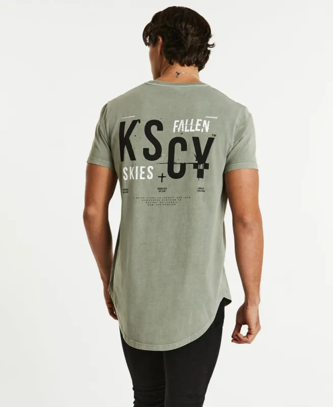 Hearts Dual Curved T-Shirt Pigment Shadow sold by Neverland