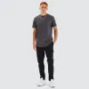 Sine Dual Curved Tee Asphalt/Black sold by Neverland