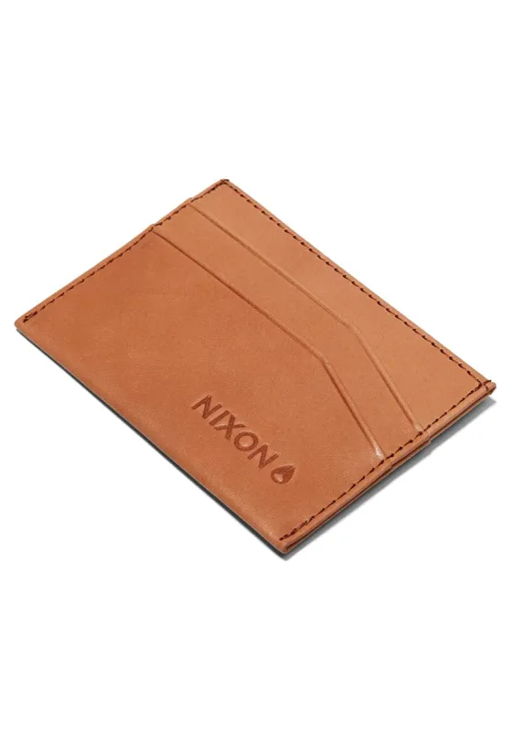 Flaco Leather Card Wallet Tan sold by Neverland