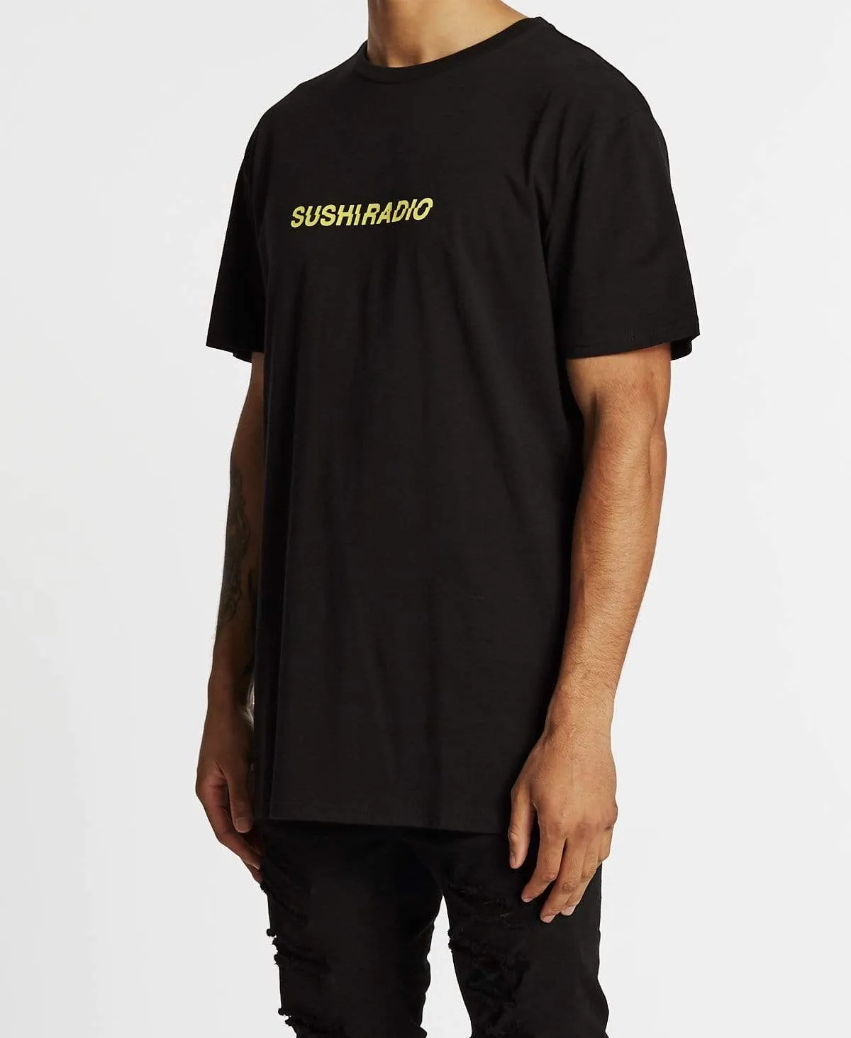 Frequencies Relaxed Fit T-Shirt Jet Black sold by Neverland product image thumbnail 3