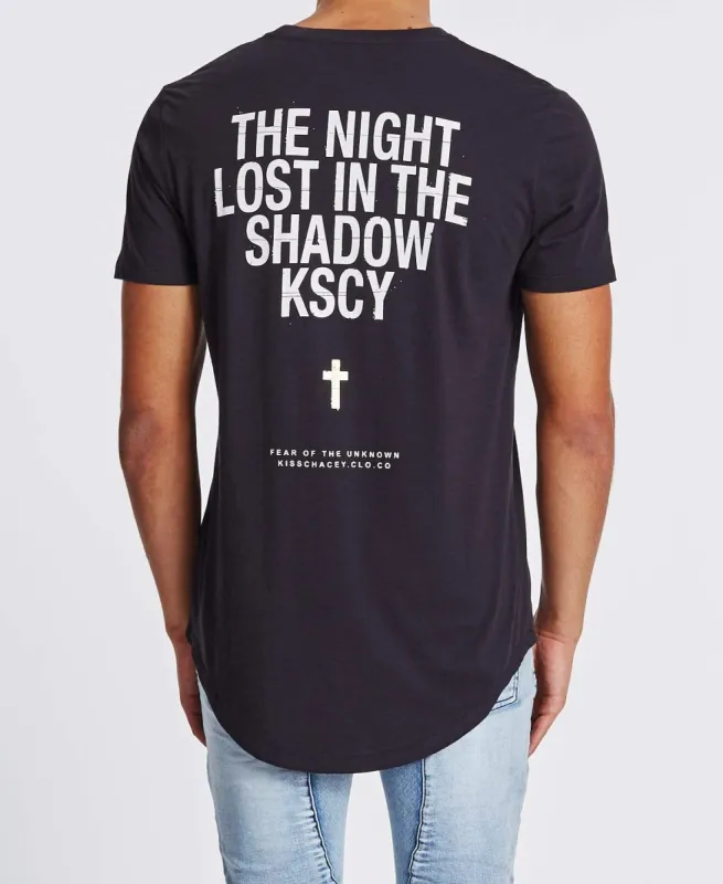 Lost In The Shadows Baseball T-Shirt Graphite sold by Neverland