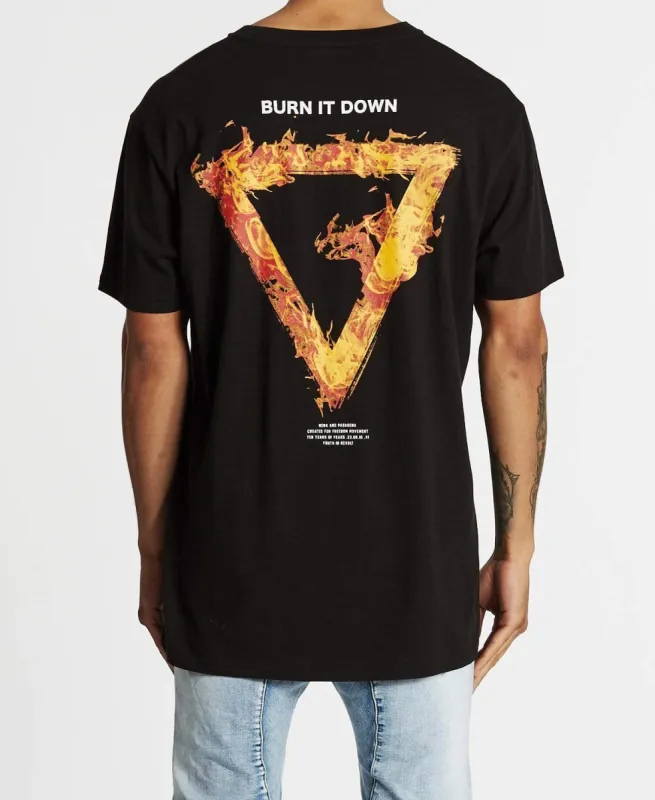 Savage Relaxed Fit T-Shirt Jet Black sold by Neverland