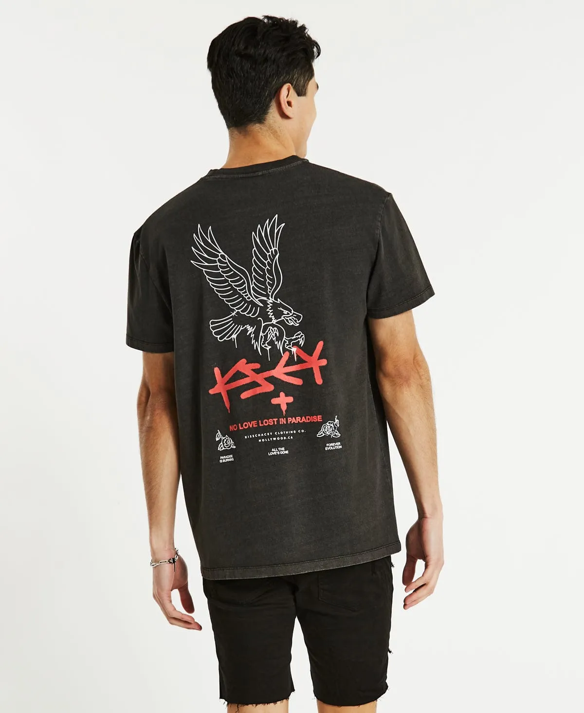 Echo Relaxed T-Shirt Pigment Black sold by Neverland