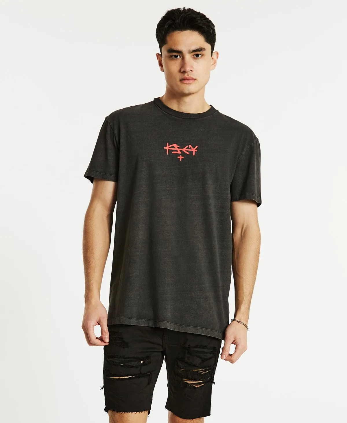 Echo Relaxed T-Shirt Pigment Black sold by Neverland product image thumbnail 2