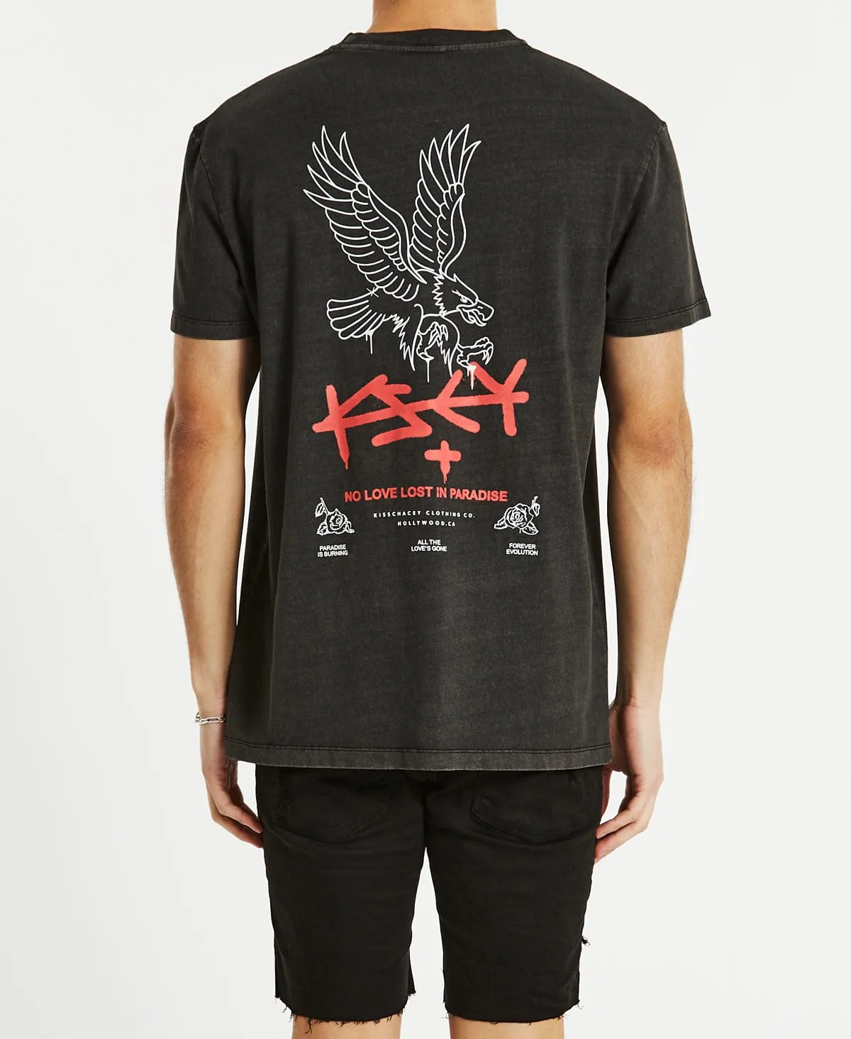 Echo Relaxed T-Shirt Pigment Black sold by Neverland product image thumbnail 3