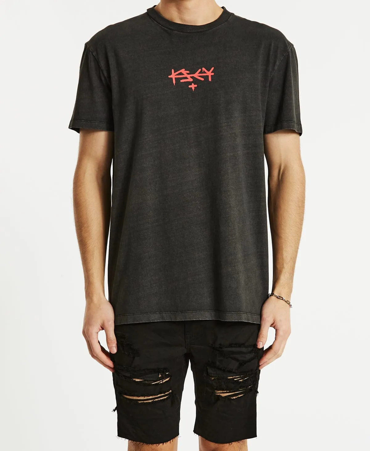 Echo Relaxed T-Shirt Pigment Black sold by Neverland product image thumbnail 4