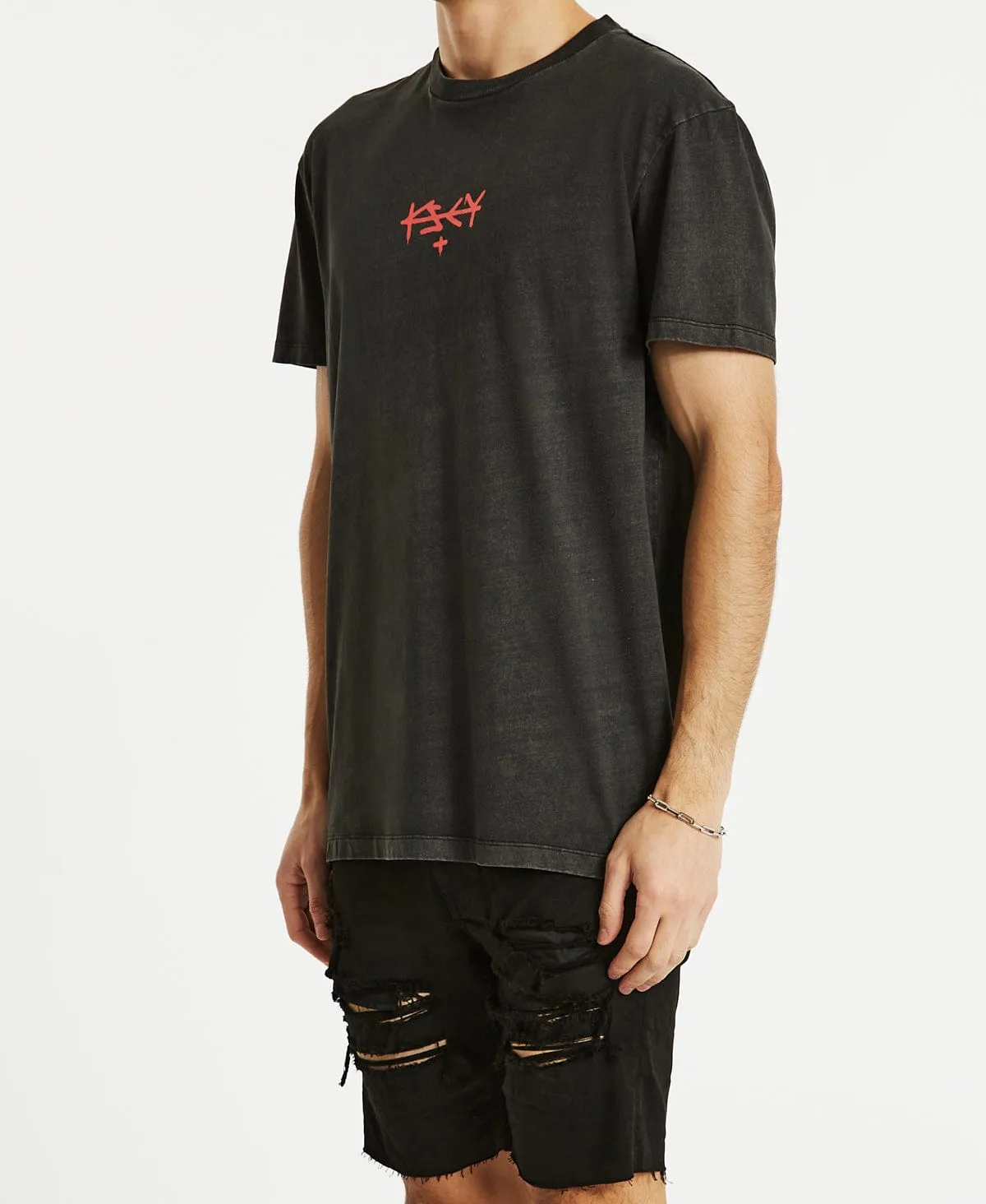 Echo Relaxed T-Shirt Pigment Black sold by Neverland product image thumbnail 5