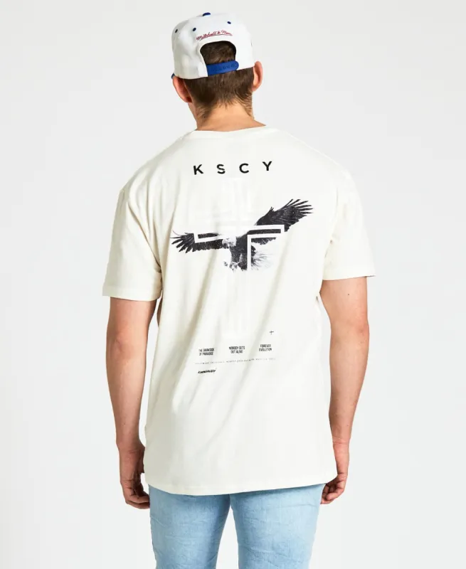 Delerium Relaxed T-Shirt Natural White sold by Neverland