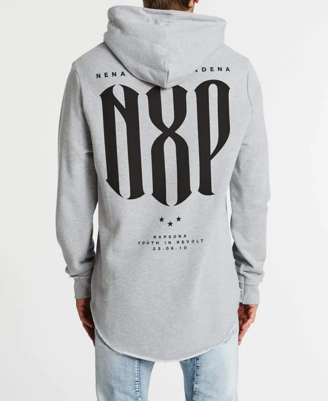 Innocence Baseball Hoodie Grey Marle sold by Neverland